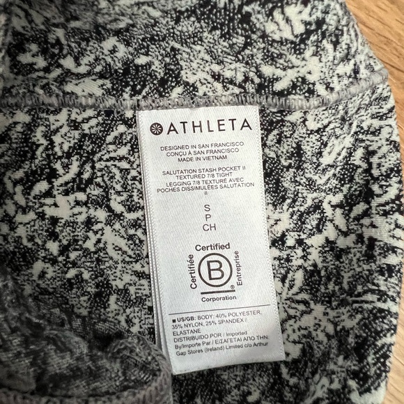 ATHLETA | Leggings 7/8 with side pockets - Picture 8 of 10